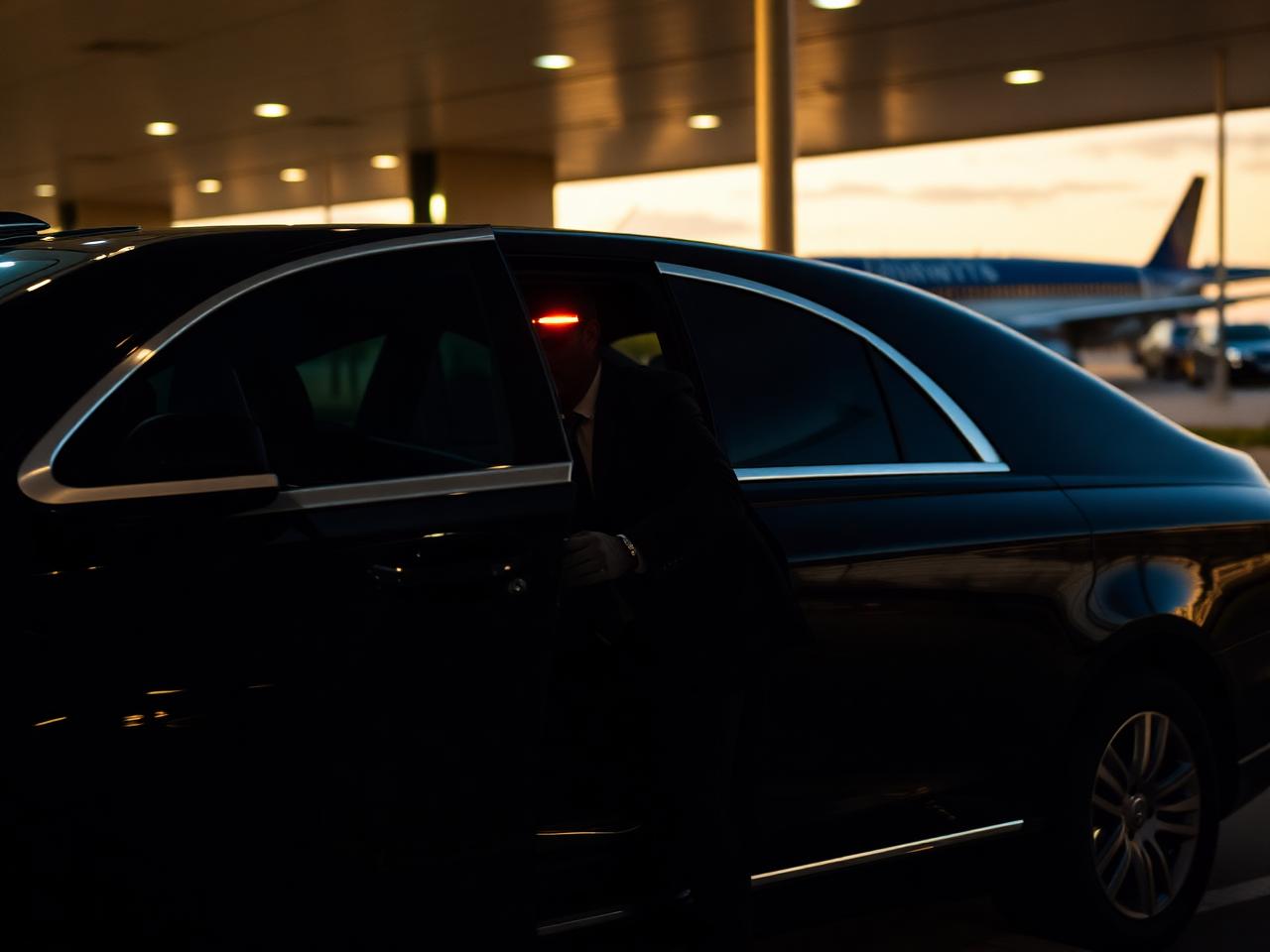 Motorista executivo aguardando passageiro no Aeroporto de Guarulhos (GRU)